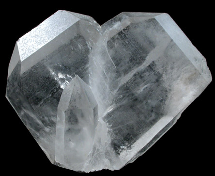 Quartz (Japan Law-twinned) from Rosario Mabel Claim, near Pampa Blanca, Castrovirryna Province, Peru