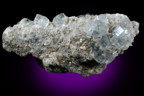 Fluorite, Barite, Pyrite from Huanzala Mine, Huallanca District, Huanuco Department, Peru