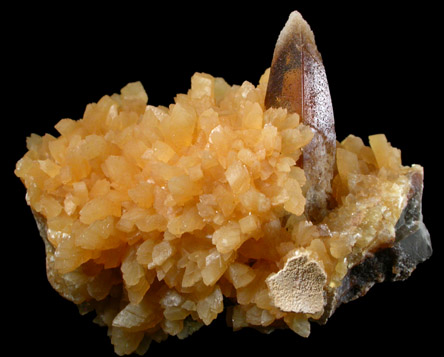 Barite on Calcite from Elk Creek, Meade County, South Dakota