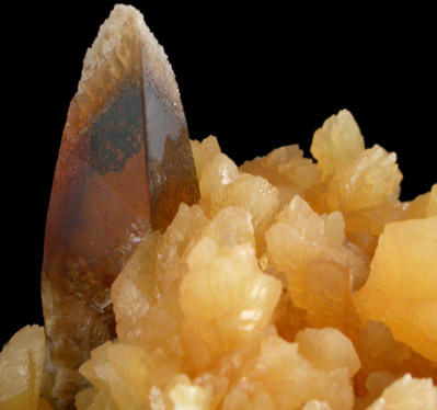 Barite on Calcite from Elk Creek, Meade County, South Dakota