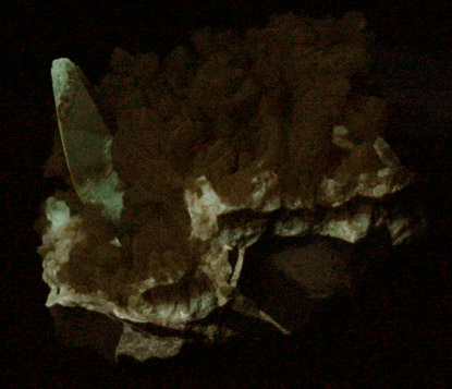 Barite on Calcite from Elk Creek, Meade County, South Dakota