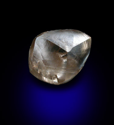 Diamond (1.13 carat hexoctahedral crystal) from Oranjemund District, southern coastal Namib Desert, Namibia