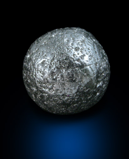 Diamond (4.40 carat spherical Ballas crystal) from Paraguassu River District, Bahia, Brazil