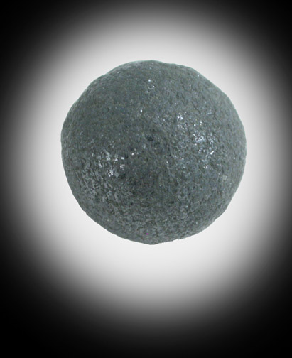 Diamond (6.56 carat spherical Ballas crystal) from Paraguassu River District, Bahia, Brazil