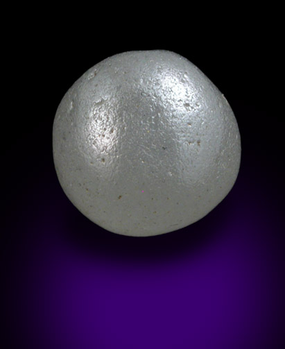 Diamond (5.27 carat spherical Ballas crystal) from Paraguassu River District, Bahia, Brazil