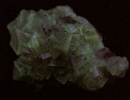 Fluorite with Pyrite from Moscona Mine, Villabona District, Asturias, Spain