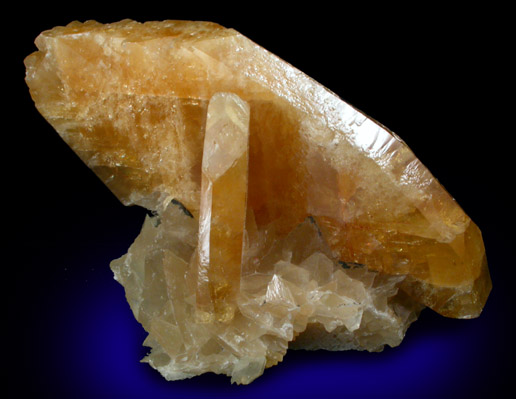 Barite with Calcite from Meikle Mine, Elko County, Nevada