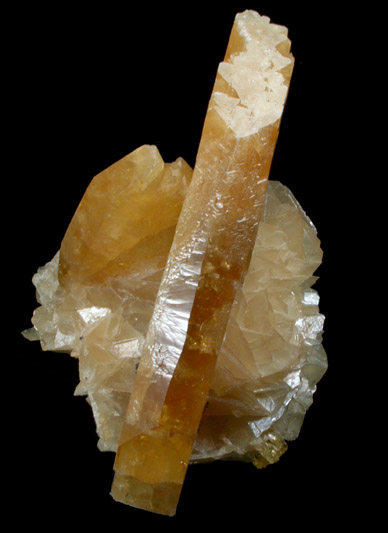 Barite with Calcite from Meikle Mine, Elko County, Nevada