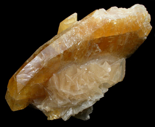 Barite with Calcite from Meikle Mine, Elko County, Nevada