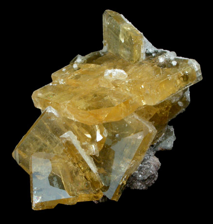 Barite with Calcite from Meikle Mine, Elko County, Nevada