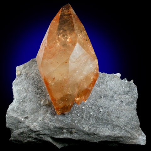 Calcite on Limestone from Elmwood Mine, Carthage, Smith County, Tennessee