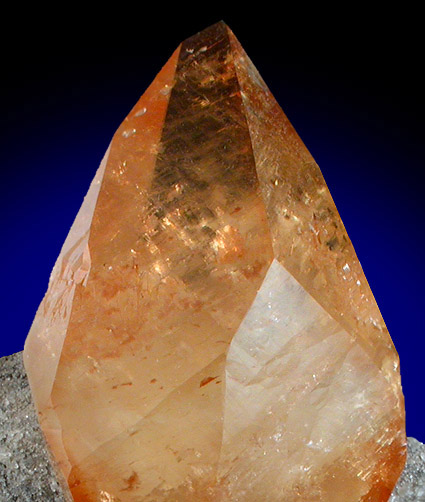 Calcite on Limestone from Elmwood Mine, Carthage, Smith County, Tennessee