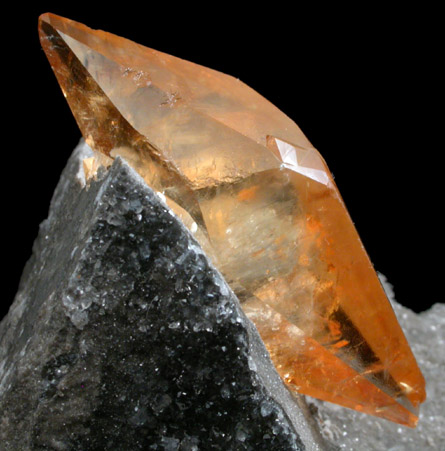Calcite on Limestone from Elmwood Mine, Carthage, Smith County, Tennessee