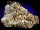 Fluorapatite with Quartz from Cerro de Mercado, Durango, Mexico