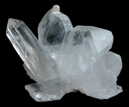 Quartz (Japan Law-twinned) from Flor de Peru II (Rosario Mabel) claim, near Pampa Blanca, Castrovirryna Province, Peru