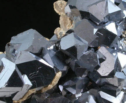 Galena (cubo-octahedral crystals) from Dalnegorsk, Primorskiy Kray, Russia