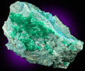 Malachite on Chrysocolla from Inspiration Mine, Globe-Miami District, Gila County, Arizona