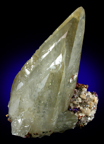 Calcite with Chalcopyrite and Dolomite from Milliken Mine, Viburnum Trend, Reynolds County, Missouri