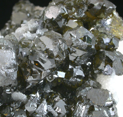 Sphalerite on Quartz from Deveti Septembri, Madan District, Rhodope Mountains, Bulgaria