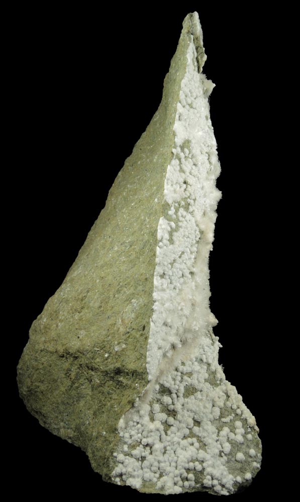 Artinite and Hydromagnesite from Spring Street at Medford Road, Staten Island, New York City, Richmond County, New York