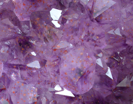 Quartz var. Amethyst with Hematite inclusions from Phantom Mine, Thunder Bay, Ontario, Canada