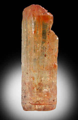 Topaz var. Imperial from Ouro Preto, Minas Gerais, Brazil