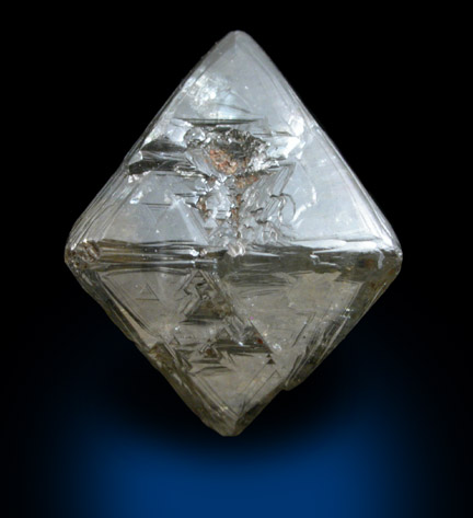 Diamond (14.05 carat octahedral crystal) from Mbuji-Mayi (Miba), Democratic Republic of the Congo