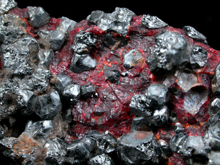 Zincite and Franklinite from Sterling Mine, Ogdensburg, Sterling Hill, Sussex County, New Jersey (Type Locality for Zincite and Franklinite)