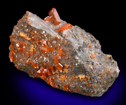 Wulfenite from Red Cloud Mine, Silver District, La Paz County, Arizona