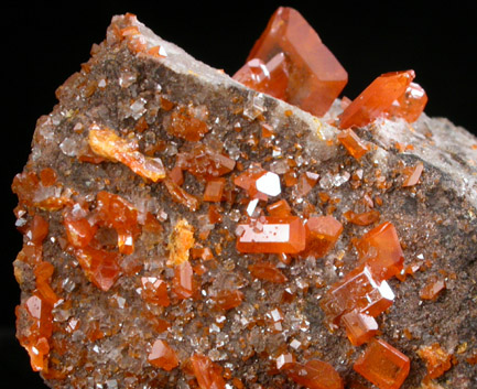 Wulfenite from Red Cloud Mine, Silver District, La Paz County, Arizona