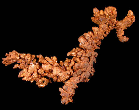 Copper (Spinel-law Twins) from Dzhezkazgan, Karaganda Oblast', Kazakhstan