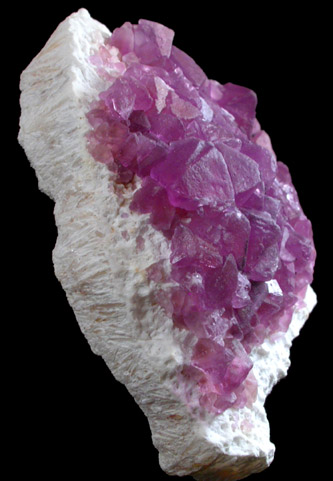 Fluorite on Quartz from Mina Navidad, 19 km northwest of Abasolo, Durango, Mexico