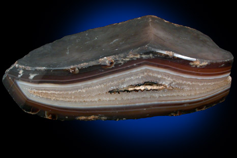 Quartz var. Agate from Rio Grande do Sul, Brazil