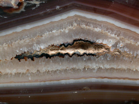 Quartz var. Agate from Rio Grande do Sul, Brazil