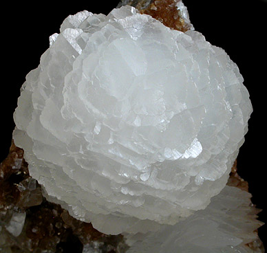 Calcite on Siderite from Turt Mine, Satu Mare, Maramures, Romania