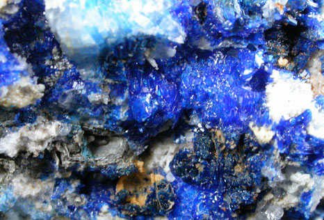 Linarite, Anglesite, Galena from Grand Reef Mine, Aravaipa District, Graham County, Arizona