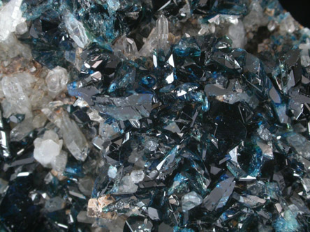 Lazulite with Quartz from Crosscut Creek (Km 32), 70 km northwest of Aklavik, Yukon, Canada