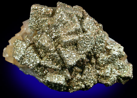 Pyrite on Fluorite from Cucona Mine, Villabona District, Asturias, Spain