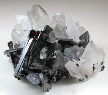 Hbnerite and Quartz from Pasto Bueno District, Pallasca Province, Ancash Department, Peru