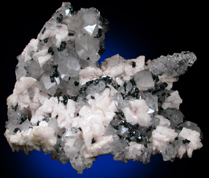 Hematite, Quartz, Dolomite from Cleator Moor, West Cumberland Iron Mining District, Cumbria, England