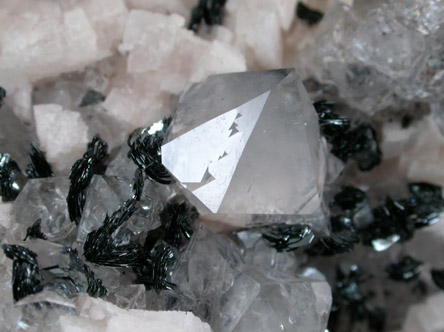 Hematite, Quartz, Dolomite from Cleator Moor, West Cumberland Iron Mining District, Cumbria, England