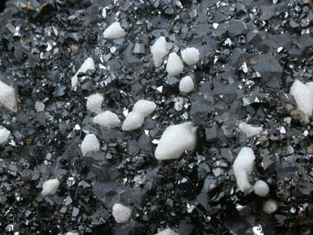 Barite pseudomorphs after Alstonite on Sphalerite from Nentsberry Haggs Mine, High Raise 2nd Sun Vein, Alston Moor, Cumbria, England