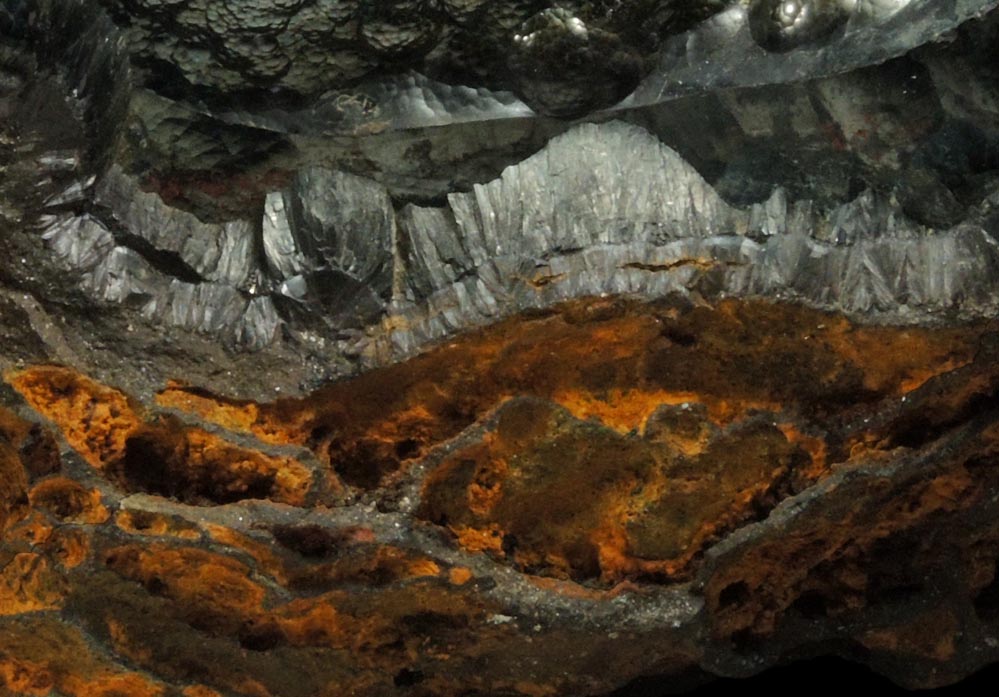 Goethite-Hematite from Dongan Hills iron mining district, Staten Island, New York City, Richmond County, New York