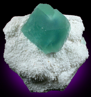 Fluorite on Quartz from Ruyuan, Lechang, Guandong, China