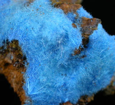 Cyanotrichite from Grandview Mine, Coconino County, Arizona