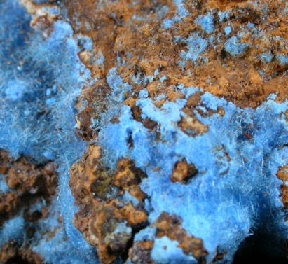 Cyanotrichite from Grandview Mine, Coconino County, Arizona