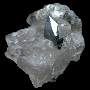 Anatase on Quartz from Dodo Mine, Polar Urals, Tyumenskaya Oblast', Russia