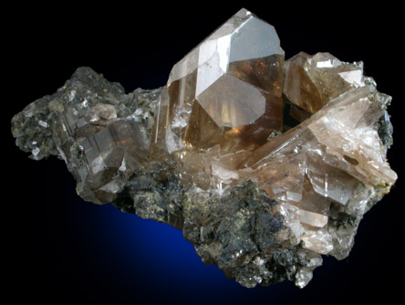 Cerussite with Galena from Touissit Mine, 21 km SSE of Oujda, Jerada Province, Oriental, Morocco