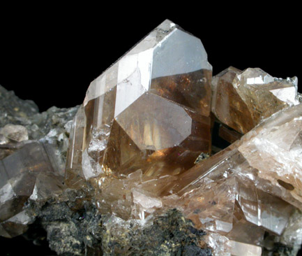 Cerussite with Galena from Touissit Mine, 21 km SSE of Oujda, Jerada Province, Oriental, Morocco