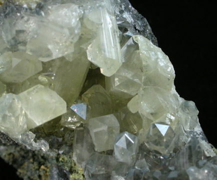 Anglesite on Galena from Touissit Mine, 21 km SSE of Oujda, Jerada Province, Oriental, Morocco